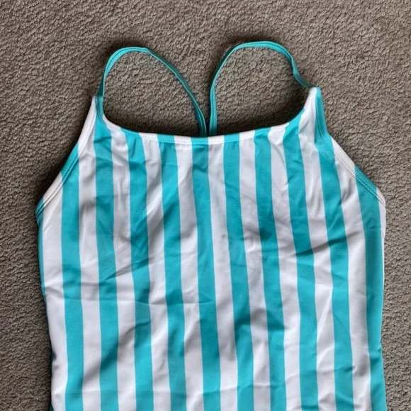 Cat & Jack Striped and Ruffled One-piece - Picture 3 of 6